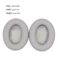thumbnail image 4 of Bearachild 2 uds. Auriculares almohadillas para los oídos cojín montado en la cabeza esponja orejera reemplazo para auriculares 700 gris Relojes inteligentes Gris oscuro, 4 of 6