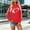 HRed2, variant on Football Shirts for Women Rugby Shirt Women Graphic Hoodie Oversized Hoodies for Women Long Sleeve V Neck Tops for Women Cute Hoodies Fall Sweaters for Women Lightweight Hoodies for Women