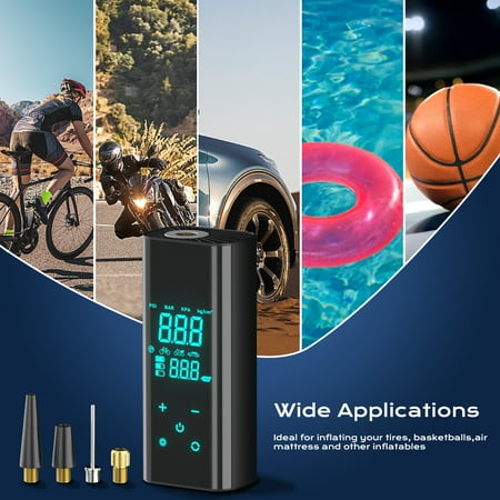 Tire Inflator Portable Air Compressor 150 PSI Air Pump for Car Tires with Digital Pressure Gauge,Fast Tire Pump Inflation for Car Motorcycle Bicycle and Balls Tire Inflator Portable Air Compressor 150 PSI Air Pump for Car Tires with Digital Pressure Gauge,Fast Tire Pump Inflation for Car Motorcycle Bicycle and Balls