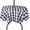 B&w, variant on Outdoor Indoor 60inch Round Tablecloth with Umbrella Hole and Zipper, Waterproof Zippered Patio Cloths, Spring/Summer Table Covers for Backyard Circular Table/BBQs/Picnic