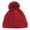 Brick Red, variant on Pom-Pom Beanie Hat Brick Red 4548140033