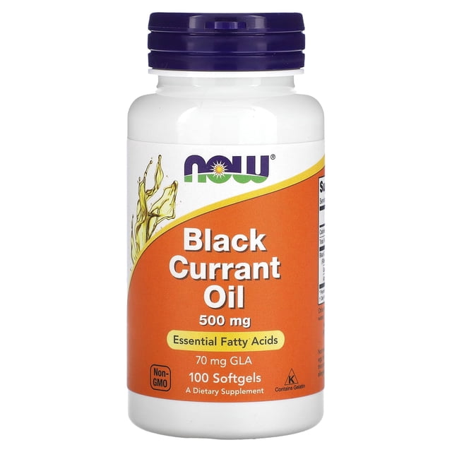 NOW FOODS ACEITE DE GROSELLA NEGRA 500 MG 100 SOFTCAPS