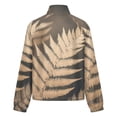 thumbnail image 6 of Jackets for Women Winter Coat Jackets Flannel Stand Collar Jacket(Vintage Fern Print,Size:S-4XL), 6 of 7