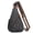 Canvas-black, variant on Canvas Sling Bag - Small Crossbody Backpack Shoulder Casual Daypack Rucksack for Men Women(Large Version,Black)
