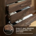 thumbnail image 6 of CHITOOMA 5 Drawer Dressers for Bedroom, Adult Tall Wooden Chest of Drawers, Storage Cabine for Living Room Entryway, Walnut, 6 of 8