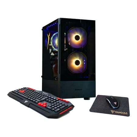 Gigatech Gaming Titan 5 Gaming Desktop Intel Core i5-10600 6 Cores 12 Threads Radeon RX 6500 XT 8GB DDR4 with Built in Wi-Fi