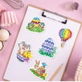 thumbnail image 6 of CoreLiving Easter Stickers Bulk 50PCS Cute Bunny Vinyl Egg Decorations for Easter Basket Stuffers Party Favors DIY Craft Supplies Durable Reusable Easter Egg Fillers, 6 of 8