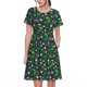 thumbnail image 1 of Easygdp Dinosaur and Bone para Vestido Transpirable de Mujer, Vestido Suelto de Manga Corta con Pliegues y Bolsillos para el Verano, 1 of 6