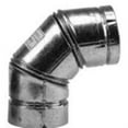 thumbnail image 2 of SELKIRK VP PELLET PIPE 243231B/24230B Stove Pipe Elbow 90 deg 3 in Stainless Steel, 2 of 2