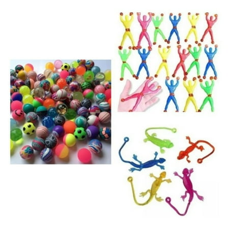 Pack Piñata 50 Jumpers + 20 Animals Lizards + 20 Spiderman