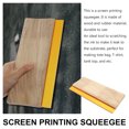 thumbnail image 2 of 1 Set Wood Rubber Screen Printing Scraper Wooden Ink Scraper Screen Printing Supplies, 2 of 9