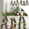 thumbnail image 7 of Christmas Green Ribbon Stretch Strip Lights - 200x10cm Plastic Wool Strip, Ambient Beads & Colorful String Lights, for Xmas Tree, Wall Draping, Party Venues, Shop & Holiday Decor,A, 7 of 7