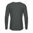 thumbnail image 2 of A4 N3425 Mens Sprint Long Sleeve Tee - Graphite - 3XL, 2 of 3