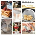 thumbnail image 2 of Multifunctional Stainless Steel Filter Spoon, 4-Piece Fine Mesh Milter, Stainless Straniners, Easy to Clean. Safe, and Versatile, 2 of 7