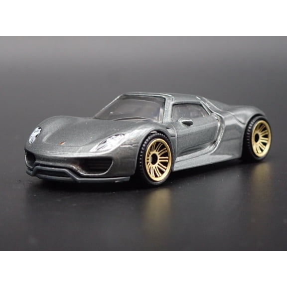 Open Box 2013-2015 PORSCHE 918 SPYDER SUPER CAR RARE 1:64 SCALE DIORAMA DIECAST MODEL CAR
