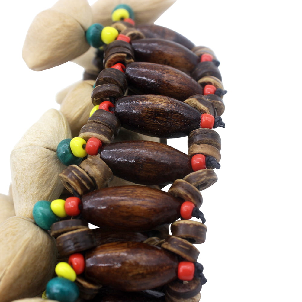 Handmade Nuts Shell Bracelet Handbell for Djembe African Drum Conga Percussion Accessories no logo YSSP 