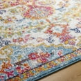 thumbnail image 6 of Livabliss Harput Vintage Medallion Area Rug,3'11" x 5'7",Orange/Aqua, 6 of 9