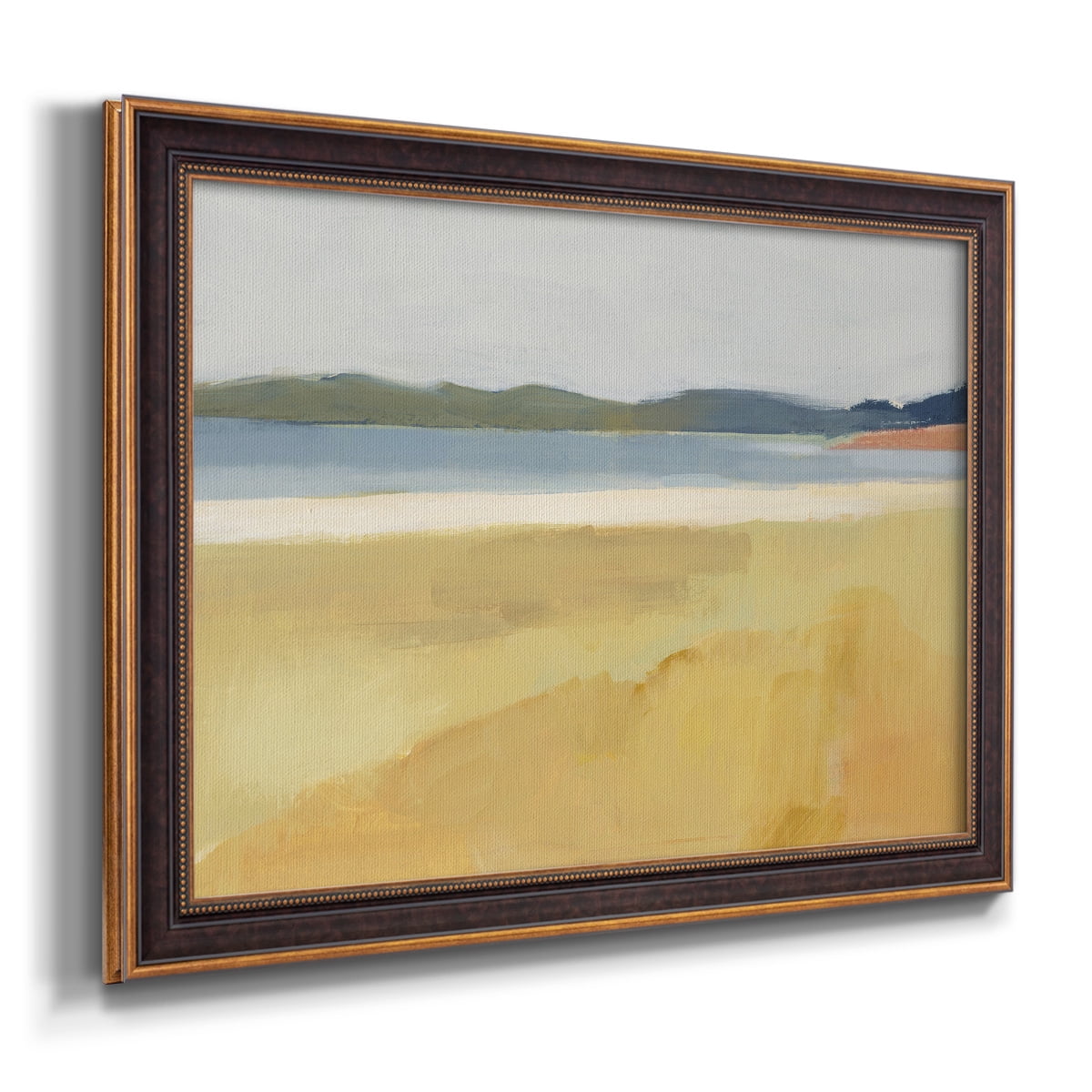 Ochre Seaside II Premium Framed Canvas- Ready to Hang