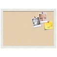 thumbnail image 2 of PinPix ArtToFrames 20x13 Custom Cork Bulletin Board    Poster Board Has a Fabric Style Canvas Finish, Framed in Satin White Frame (PinPix-263), 2 of 5