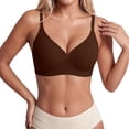 thumbnail image 4 of Lumistal Push Up Bra Jelly Bras Wireless Push Up Bra V Neck Seamless Full Coverage Bralette No Underwire Comfy Thin Breathable Everyday Bra Sports Bras for Women XL, 4 of 5