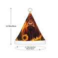 thumbnail image 3 of Haiem Vintage Sunflower Cow A Pattern Santa Hat Confortable Velvet Christmas Hat for Christmas Party Favors Fit for Adults and Kids, 3 of 6