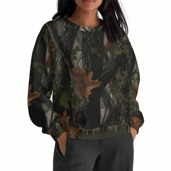 FDGIU Women's Oversized Sweatshirts 2025 - Fleece Pullover Crewneck Long Sleeve, Comfy Fall Winter Tops Casual Outfits