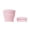 Pink, variant on Portable Collapsible Silicone Travel Cup With Lid & Lanyard, Compact Foldable Outdoor Water Mug, Leakproof Reusable Drinking Cup For Camping Hiking Gym Travel Daily On-The-Go Use, Pink