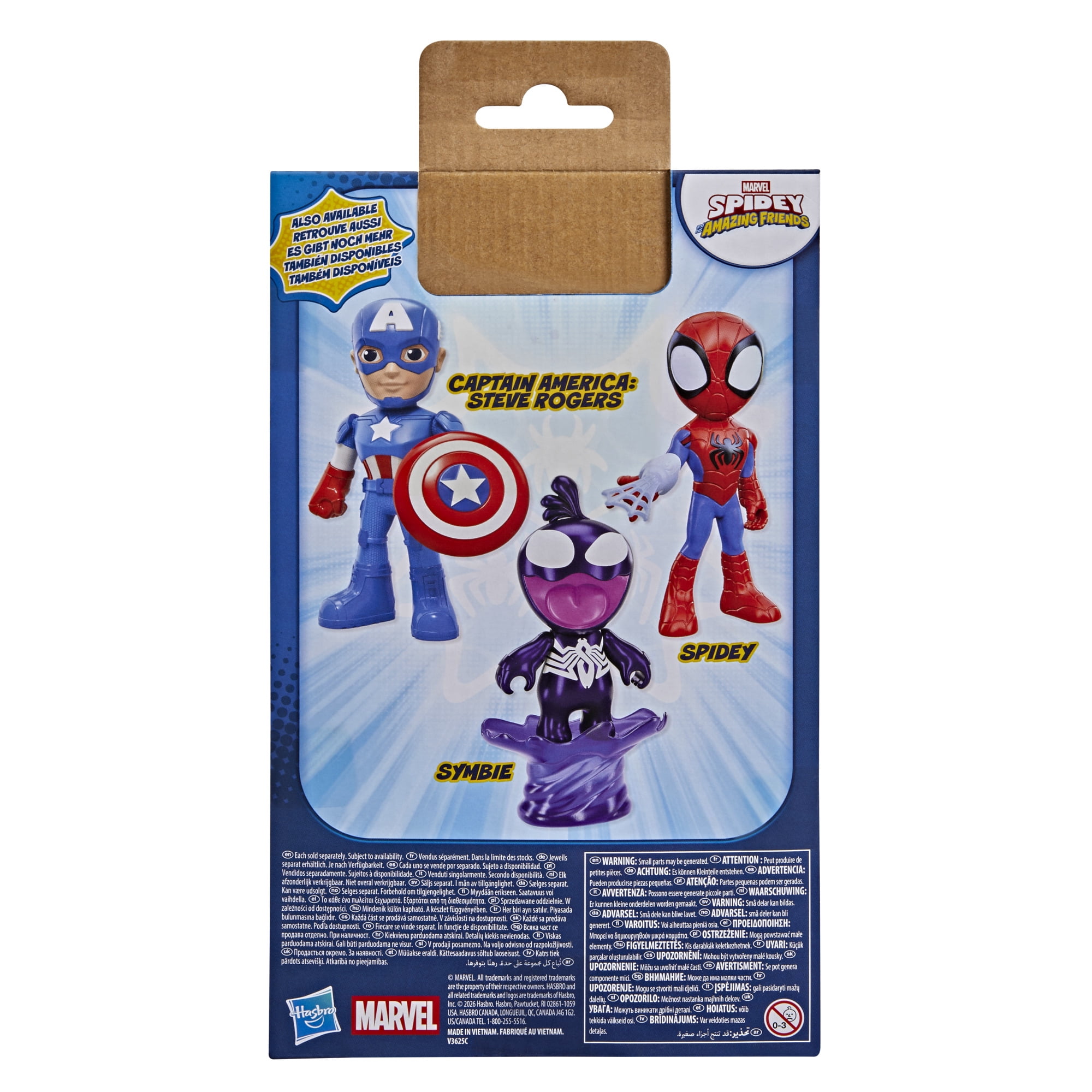 Marvel Spidey and His Amazing Friends Symbie Supersized Action Figure, Ages 3 and up