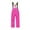 Pink, variant on SwiftWear Kids Snow Pants, 3-12 Years Boys Girls Snow Bib Thick Warm Winter Windproof Waterproof Snowboard Ski Pants with Detachable Suspenders Black