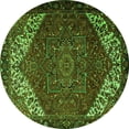 thumbnail image 1 of Ahgly Company Indoor Round Persian Green Traditional Area Rugs, 7' Round, 1 of 1