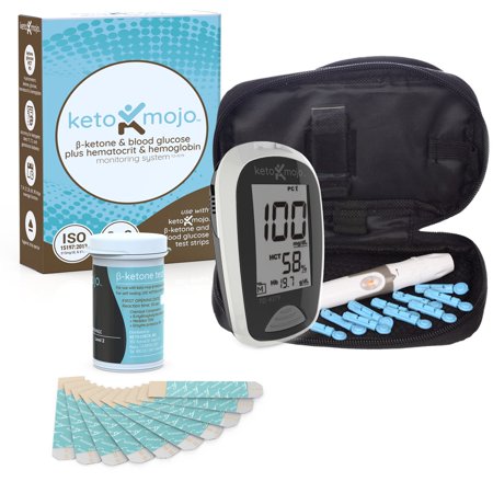 blood glucose walmart kit test Meter Mojo Glucose Kit Blood and Keto Ketone Testing