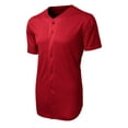 thumbnail image 5 of Sport-Tek PosiCharge Tough Mesh Full Button Jersey-S (True Red), 5 of 6
