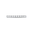 thumbnail image 2 of 14kt White Gold Womens Round Diamond Single Row Wedding Band 1/2 Cttw, 2 of 4