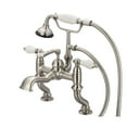 thumbnail image 2 of Water Creation Vintage Classic F6-0004 Deck Mount Tub Faucet with Handheld Shower, 2 of 5