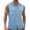 Light Blue, variant on ZCFZJW Western Cowboy Shirts for Men Casual Sleeveless Tank Tops Lightweight Button Down Collared T-Shirts Trendy Regular Fit Solid Shirt with Double Chest Pockets Pink S