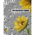 thumbnail image 5 of Farm Sunflowers with You Are My Sunshine Outdoor Pillow Covers Set of 2, Decorative Waterproof Throw Pillow Case, Grey Cotton Linen Soft Cozy Cushion Pillowcases, 5 of 6