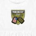 thumbnail image 4 of Inktastic Proud Military Niece Girls Baby Dress, 4 of 5