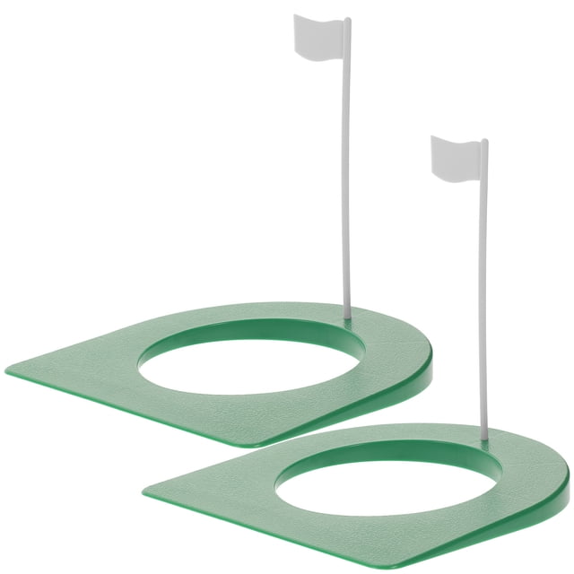 WHAMVOX 2Ud Disco De Para Putters Verde Con Material Duradero Para Entrenamiento De Golf Preciso
