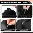 thumbnail image 6 of Adjustable Vertical Sword Wall Mount with Hardware, Medieval Acrylic Sword Holder, Multifunctional Decorative Sword Display Stand for Single or Double Axe Weapon Dagger, Black, 6 of 7