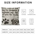 thumbnail image 5 of YINGXI  Dog Pillow Covers, Dog Throw Pillow, Gifts for Dog Lovers, Dog Mom Gifts, Dog Dad Gifts, Dog Owner Gifts, Pillow for Dogs, Dog Room Decor, Dog Home Decor 12x12in, 5 of 5