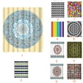 thumbnail image 4 of De De Riel De Cortina De De Poliéster 3D Con 12 Ganchos De Color mezclado, 4 of 6