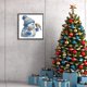 thumbnail image 2 of (K493) Serie Navideña Muñeco Nieve Con Diamantes Parciales Pintura Resina Con Forma Especial Diamantes 30x30cm, 2 of 9