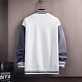 thumbnail image 2 of Hip Hop Patchwork Mens Letter Print Oversized Bomber Baseball Jackets, 2 of 6