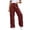 pants 27#RD1, variant on oqasdz Women Casual Pants High Waist Tied Drawstring Wide Leg Sweatpants with Pockets Comfortable Loose Fit Trousers Versatile Streetwear