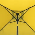 thumbnail image 5 of Ultrashades 6.5 ft Square Outdoor Patio Market Umbrella with Push Button Tilt and Crank Handle, Yellow, 5 of 6