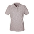 thumbnail image 4 of North End NE115W Women's Eclipse Jacquard Polo-Burgundy Heather-L, 4 of 6