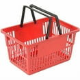 thumbnail image 2 of Good L ® Large Shopping Basket with Plastic Handle 33 Liter 19-3/8"L x 13-1/4"W x 10"H Red, 2 of 7