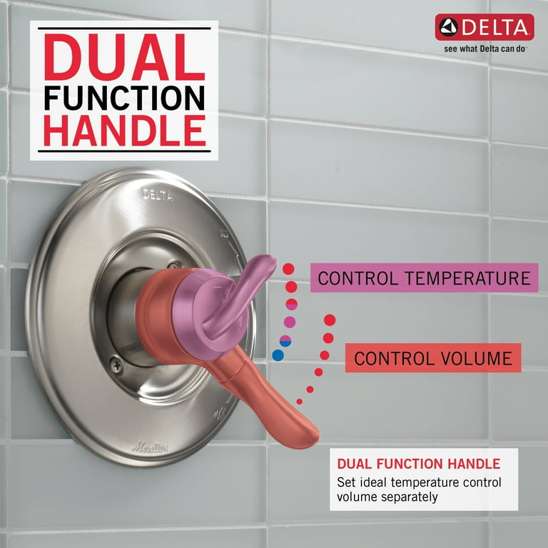 Delta Linden MonitorÂ® 17 Series Valve Only Trim in Stainless