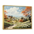 thumbnail image 2 of Designart "Countryside Early Spring horizon I" Landscapes Floater Framed Canvas Print, 2 of 7