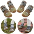 thumbnail image 1 of 2 pares de botas protectoras para perros, zapatos impermeables para perros, adecuados para perros medianos y grandes - Color caqui (talla 2), 1 of 5